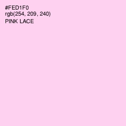 #FED1F0 - Pink Lace Color Image